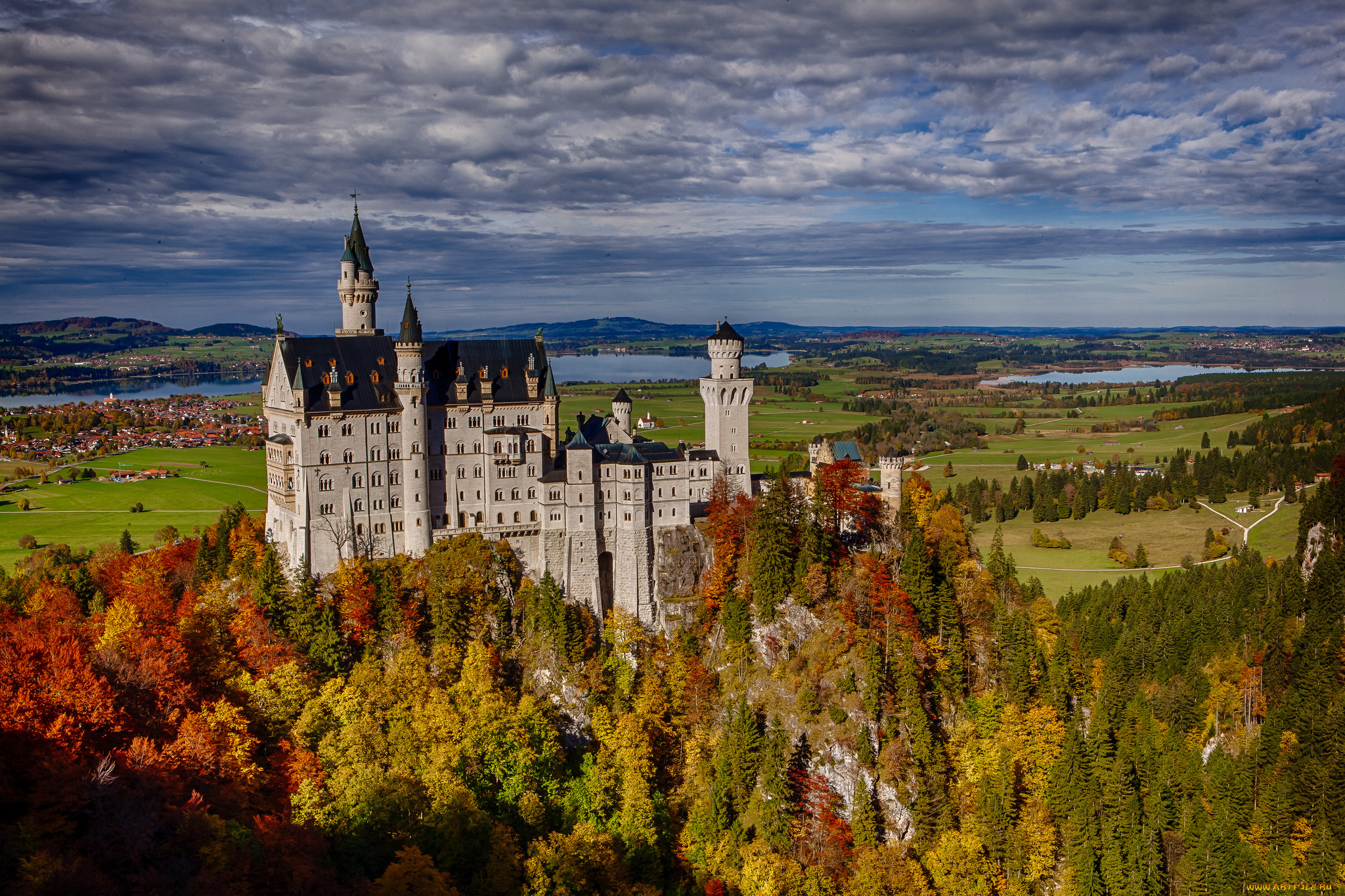 neuschwanstein, castle, bavaria, germany, , , , , , , , 